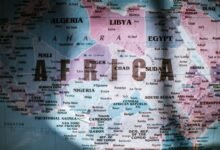 sunlit fragment of map with land and water Here's the Complete List of African Countries with Paused US Immigrant Visas The Trump administration has indefinitely frozen immigrant visa processing for 75 countries, including 22 African nations. Here's what this means for the continent.