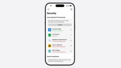 Apple's iOS 27 Passwords app uses Apple Intelligence to automatically find and replace weak or compromised passwords with one tap.